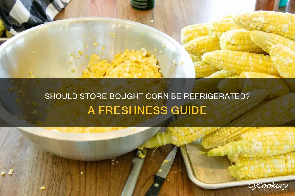 do you put store bought corn in the refrigerator