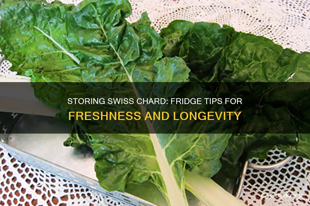 do you put swiss chard in the refrigerator