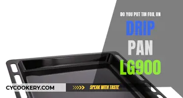 How to Use Foil in Your LG900's Drip Pan
