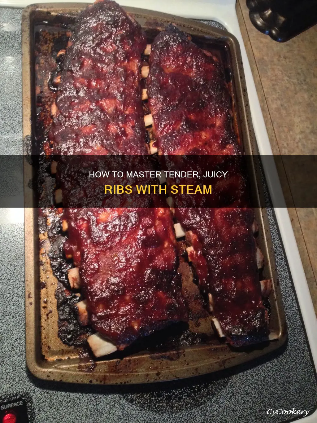 do you put water in pan when baking ribs