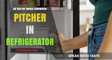 Chilling Your ZeroWater Pitcher: Should You Refrigerate the Whole Unit?