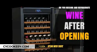 Recork and Chill: Properly Storing Opened Wine for Freshness