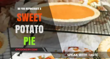 Should Sweet Potato Pie Be Refrigerated? Storage Tips for Freshness