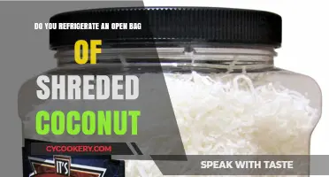 Should You Refrigerate an Open Bag of Shredded Coconut?