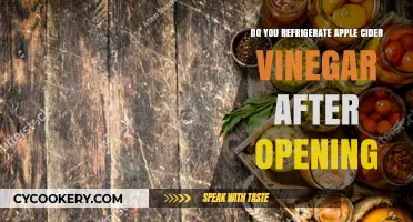 Should You Refrigerate Apple Cider Vinegar After Opening? Tips Inside