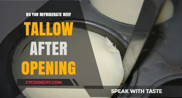 Refrigerate Beef Tallow After Opening: Best Storage Practices Explained