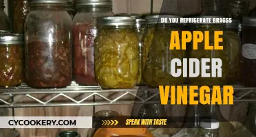 Should You Refrigerate Bragg's Apple Cider Vinegar? Storage Tips