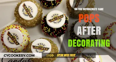 Refrigerating Decorated Cake Pops: Essential Tips for Freshness and Storage