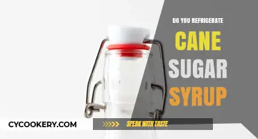 Should Cane Sugar Syrup Be Refrigerated? Storage Tips Revealed