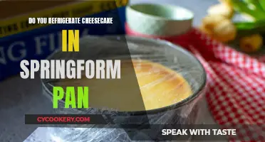 Cheesecake Storage: Springform Pan in Fridge?