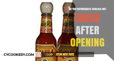 Should You Refrigerate Cholula Hot Sauce After Opening? Tips & Facts