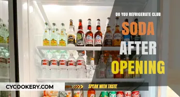 Should You Refrigerate Club Soda After Opening? Expert Tips