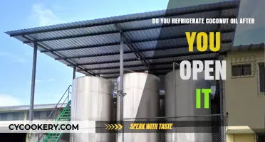 Should You Refrigerate Coconut Oil After Opening? A Storage Guide