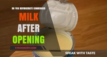 Refrigerating Condensed Milk: Post-Opening Storage Tips and Best Practices