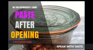 Should You Refrigerate Curry Paste After Opening? Storage Tips Revealed