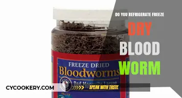 Refrigerating Freeze-Dried Bloodworms: Best Practices for Storage and Use