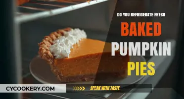 Should Fresh Baked Pumpkin Pies Be Refrigerated? Expert Tips