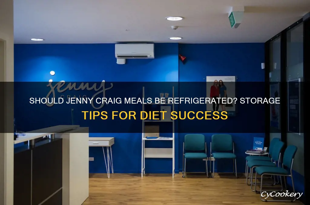 do you refrigerate jenny craig diet food