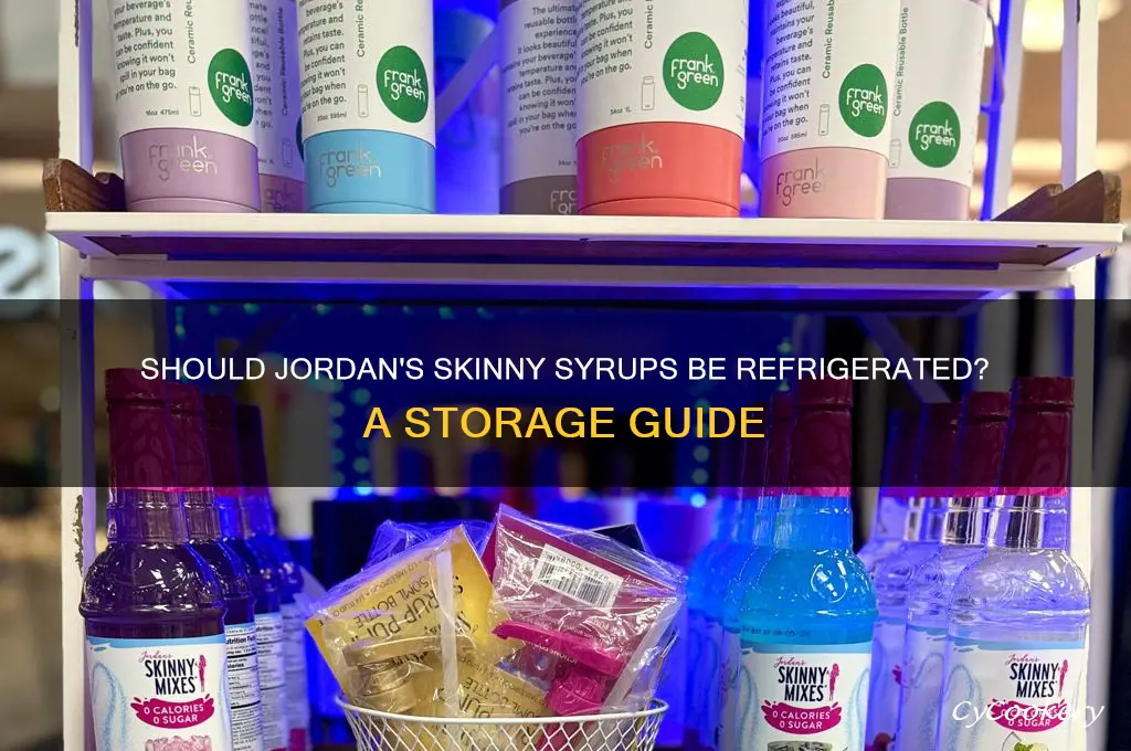 do you refrigerate jordan
