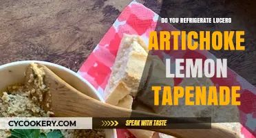 Should You Refrigerate Lucero Artichoke Lemon Tapenade? Storage Tips