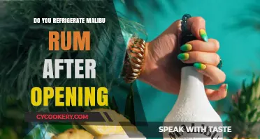 Should You Refrigerate Malibu Rum After Opening? Expert Tips