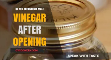 Should You Refrigerate Malt Vinegar After Opening? Expert Tips
