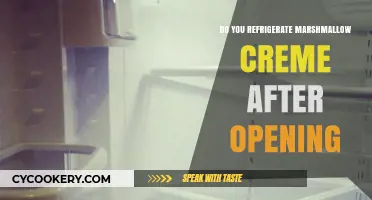 Should Marshmallow Creme Be Refrigerated After Opening? Expert Tips