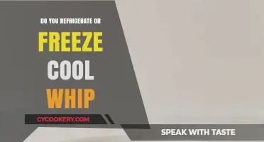 Cool Whip Storage Guide: Refrigerate or Freeze for Freshness?