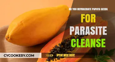 Refrigerating Papaya Seeds for Parasite Cleanse: Benefits and Best Practices