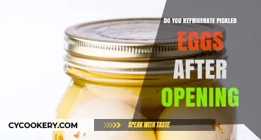 Refrigerating Pickled Eggs: Essential Tips After Opening the Jar
