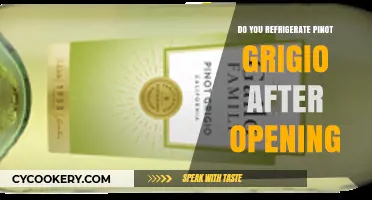 Refrigerating Pinot Grigio: Post-Opening Storage Tips for Optimal Flavor