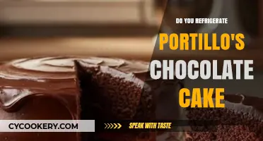 Should You Refrigerate Portillo's Chocolate Cake? Storage Tips Revealed