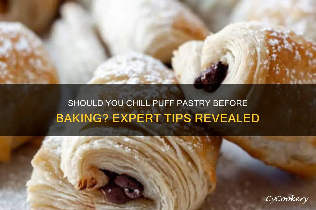 do you refrigerate puff pastry before baking
