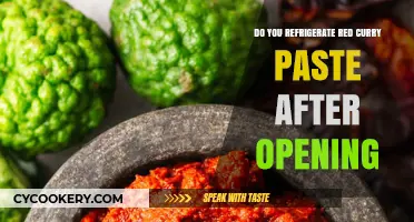 Should You Refrigerate Red Curry Paste After Opening? Tips Inside