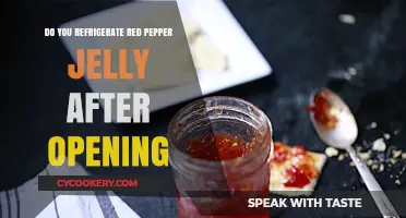 Should Red Pepper Jelly Be Refrigerated After Opening?