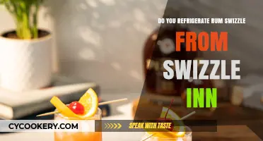 Should You Refrigerate Rum Swizzle from Swizzle Inn? Tips Revealed