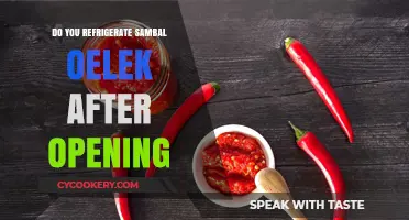 Refrigerate Sambal Oelek After Opening: Essential Tips for Freshness