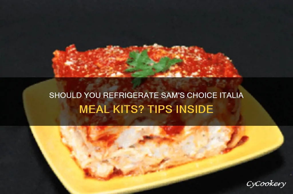 do you refrigerate sam