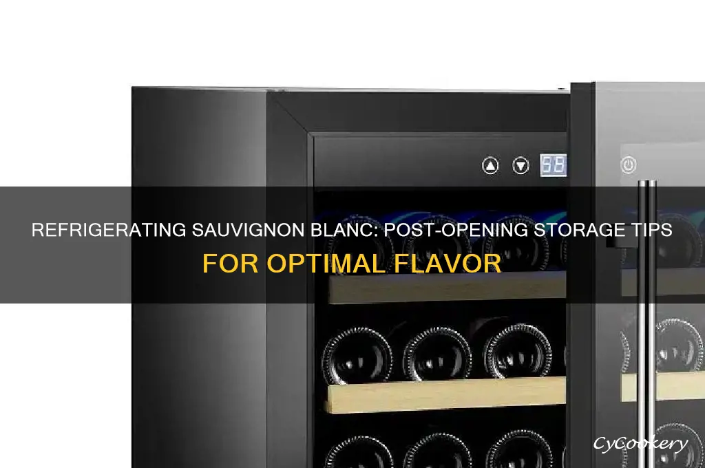 do you refrigerate sauvignon blanc after opening