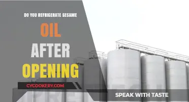 Should You Refrigerate Sesame Oil After Opening? Storage Tips Revealed