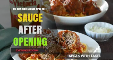 Refrigerating Spaghetti Sauce: Essential Tips After Opening the Jar