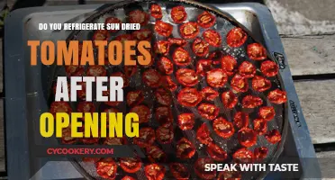 Refrigerating Sun-Dried Tomatoes: Post-Opening Storage Tips for Freshness