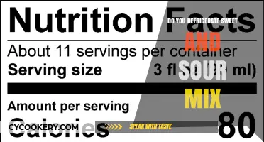Should Sweet and Sour Mix Be Refrigerated? A Complete Guide