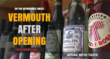 Should Sweet Vermouth Be Refrigerated After Opening? Expert Tips