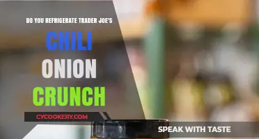 Should Trader Joe's Chili Onion Crunch Be Refrigerated? Tips & Storage