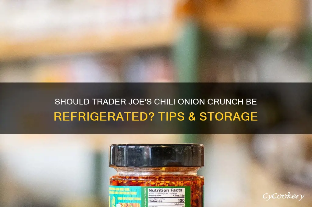 do you refrigerate trader joe