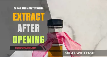 Should You Refrigerate Vanilla Extract After Opening? Expert Tips