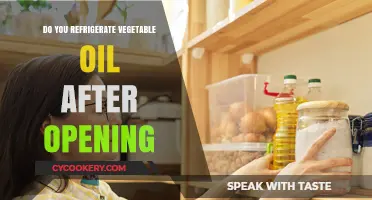Should You Refrigerate Vegetable Oil After Opening? Expert Tips