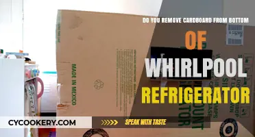 Should You Remove Cardboard from Whirlpool Refrigerator Bottom?