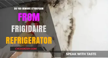 Should You Remove Styrofoam from Your Frigidaire Refrigerator?